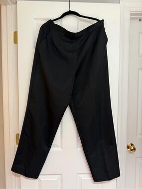 Vintage 90s Talbots Black Straight-Leg Dress Pants